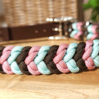 Collier Saphir menthe cacao